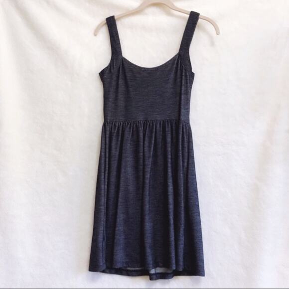 BeBop Blue Denim V-Neck Sleeveless Dress - Picture 1 of 13